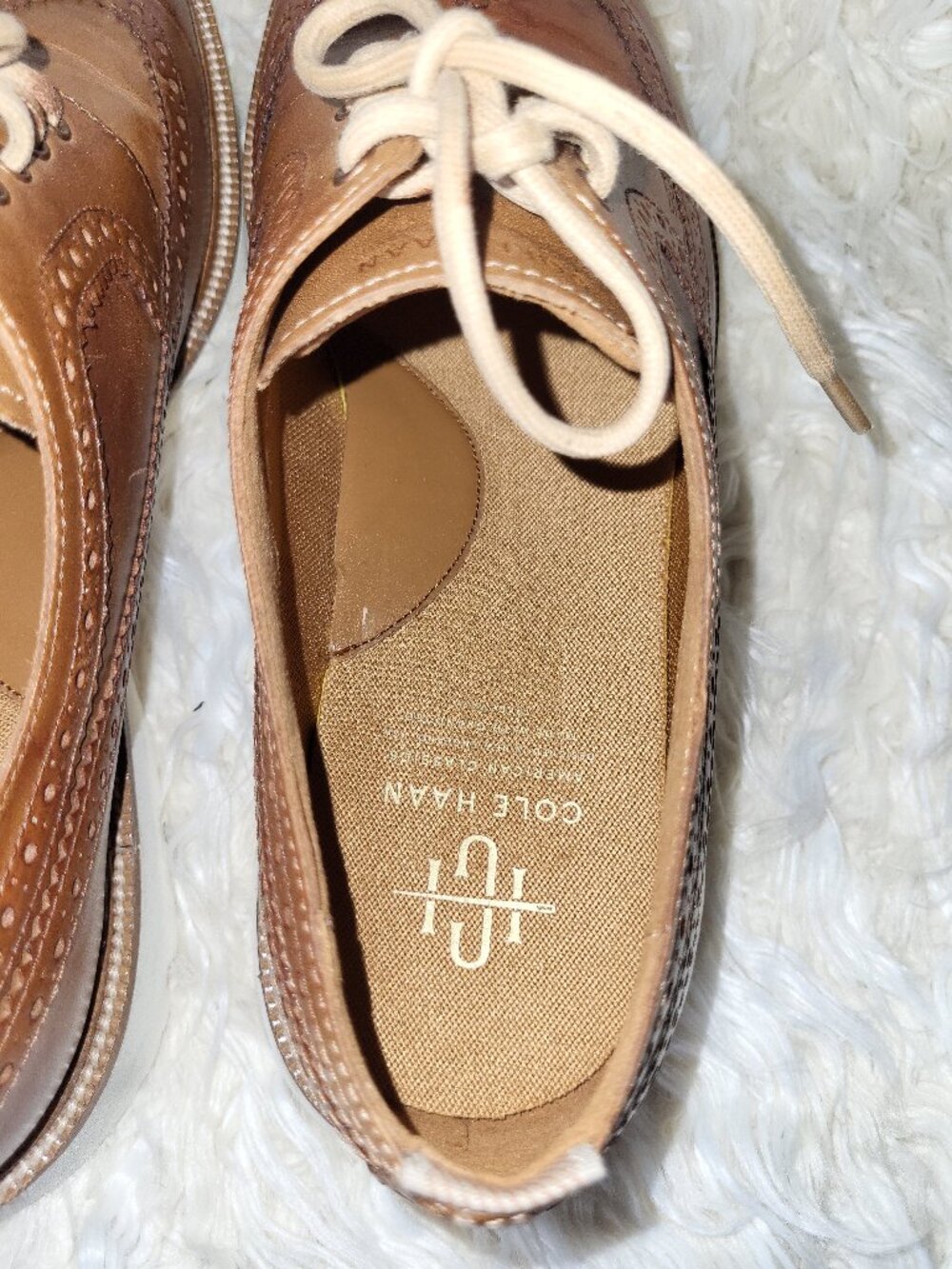 Cole Haan Men's American Classics Longwing Oxford Shoes - Picture 8 of 16